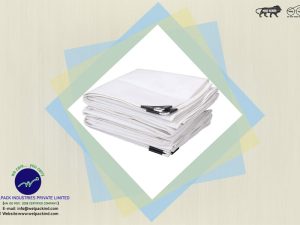 White PE tarpaulin sheet